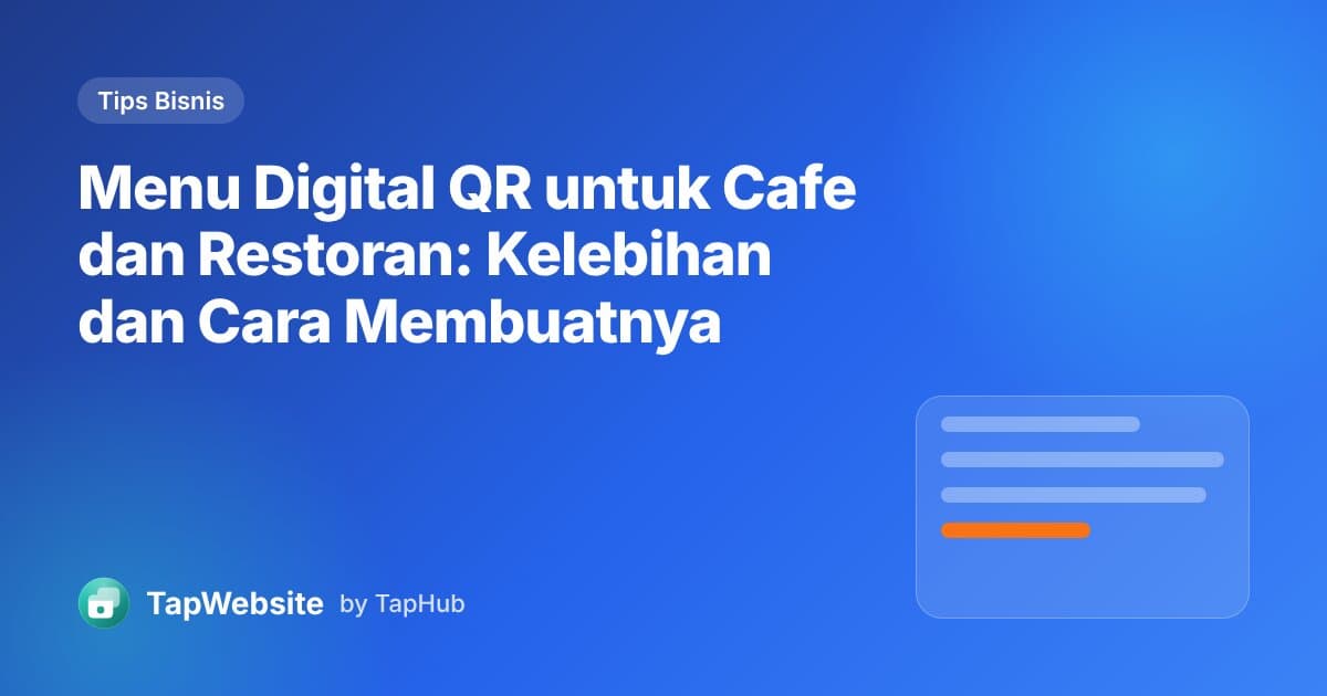 Pelanggan cafe memindai QR menu digital di meja